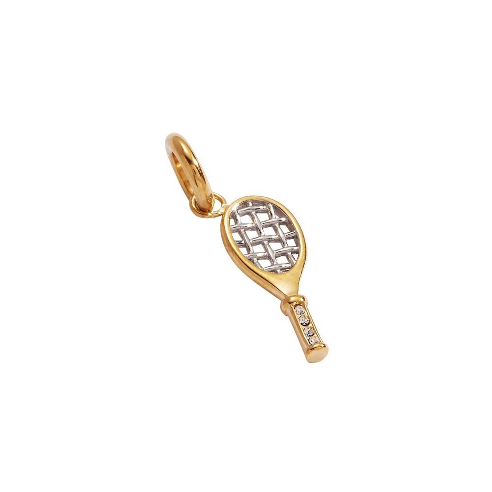 4943 Tennis Racket Interchangeable Charm - Picture 2 of 2